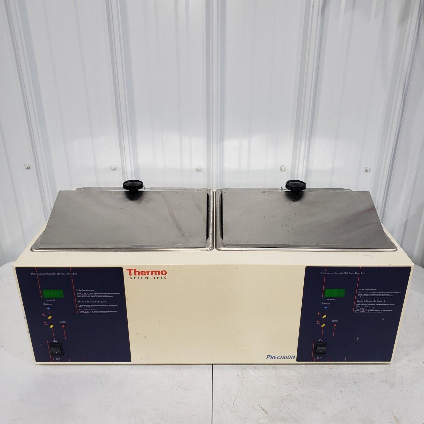 *Tested to 99 deg C* Thermo Scientific 280 Series Dual Water Bath 2853