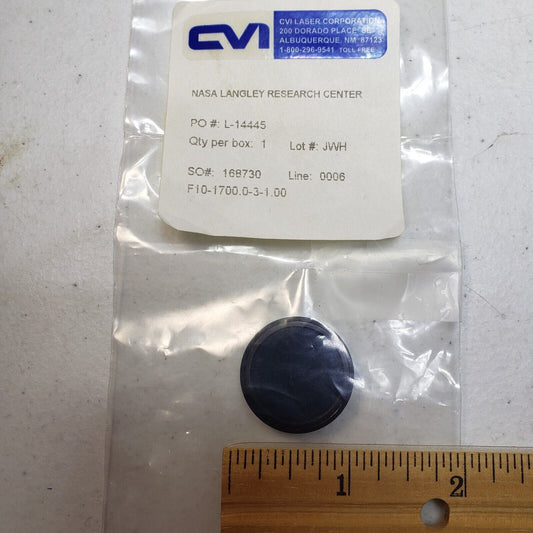 CVI Laser Corporation NIR Infrared 1700nm Filter F10-1700.3-1.00 1" OD