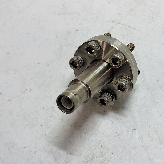 MDC Male SHV-5 5kV Vacuum Conflat Feedthrough DN16CF Mini High Voltage Grounded