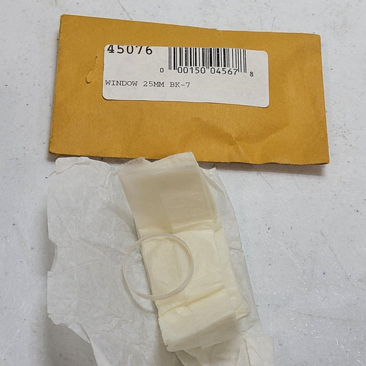 Oriel Newport 45076 1" OD Window Clear Optic 25mm BK-7