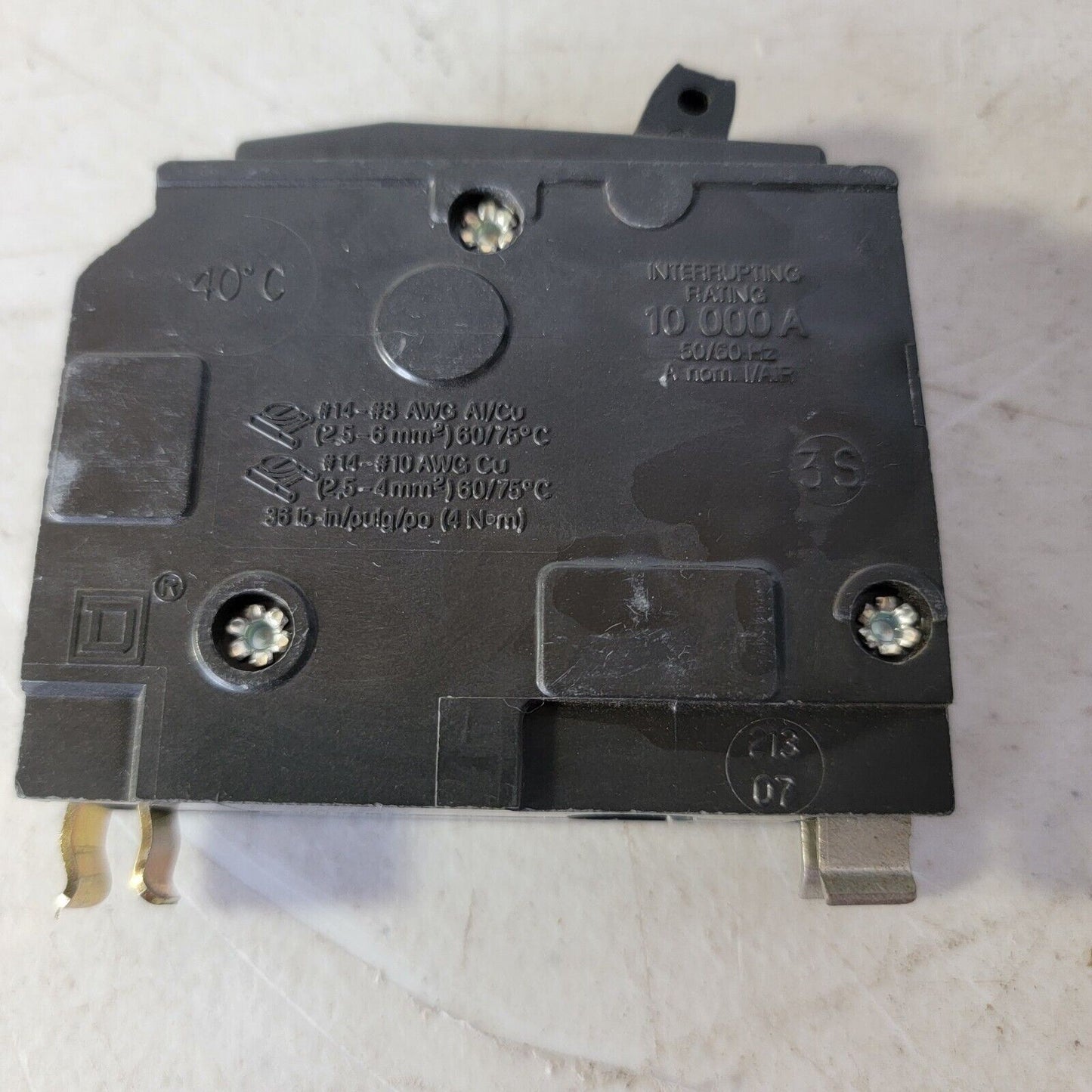 Square D 15A Breaker 120/240v Issue No. AB-4375