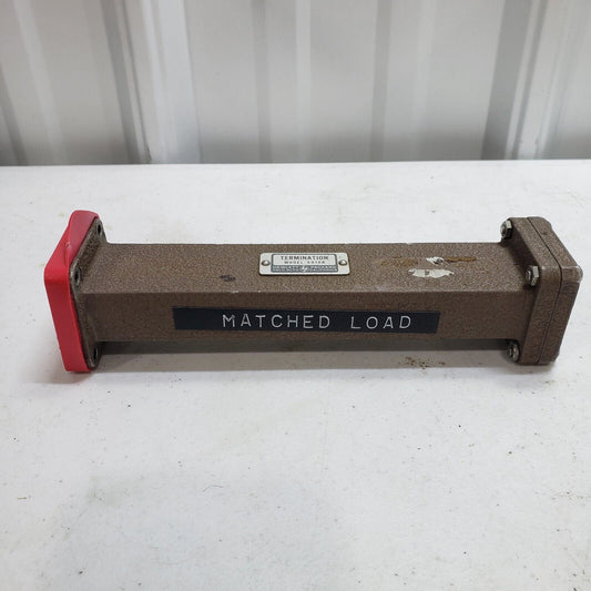 HP Matched Load Termination X9108 Microwave X-Band