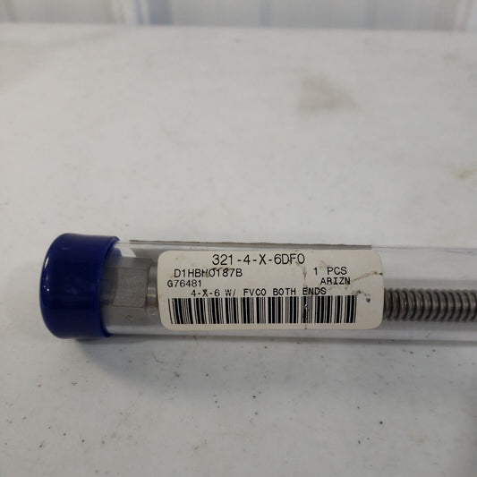 Swagelok Stainless Steel Flexible Tube 1/4" OD, 6" Long, Female VCO 321-4-X-6DFO