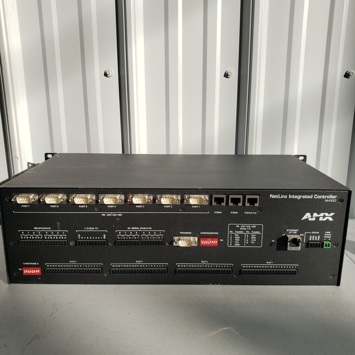 Netlinx K1295 AMX NetLinx NI-4100 Automation Integrated Master Controller – Lab ...