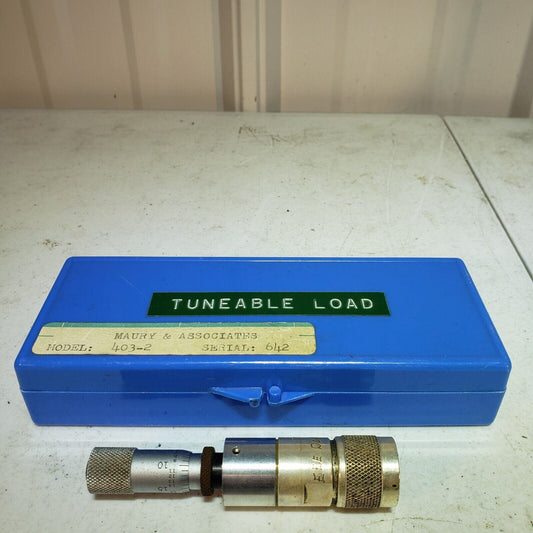 Maury & Associates Tuneable RF Load 403-2 LS Starrett Co.