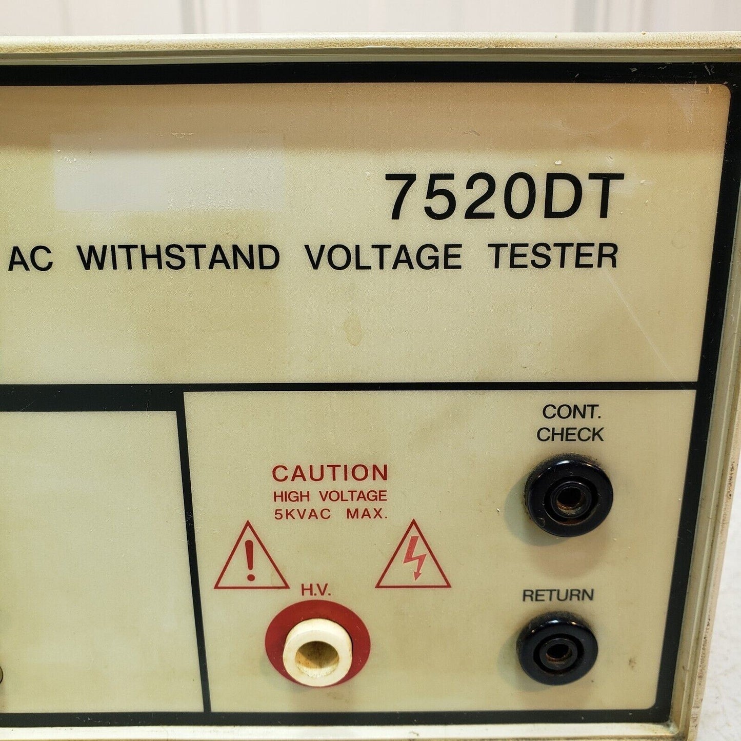 *Tested* Hypot Ultra II 7520DT AC Withstand Voltage Tester 5kV 5000V 20mA Max