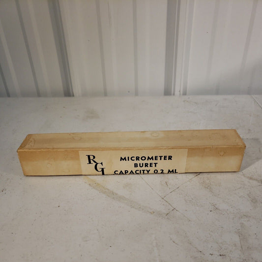 Roger Gilmont RG 0.2 mL High-Precision Micrometer Buret