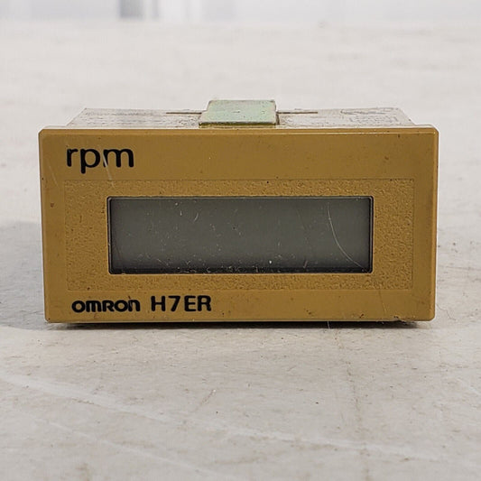 Omron H7ER-BV2 Digital Tachometer 5-30VDC RPM Meter Counter