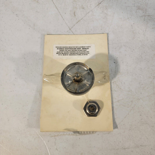 Mepco Genuine Warren Webster Replacement 6120033 Diaphragm Assembly w/ Seat 3/4"