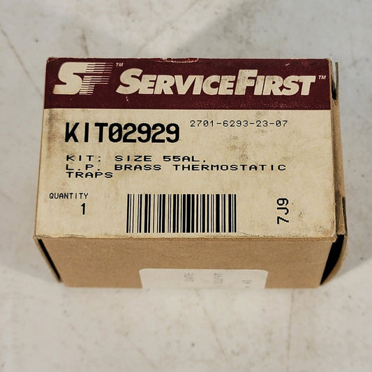 Trane SERVICEFIRST KIT02929 55AL L.P Brass Thermostatic Traps