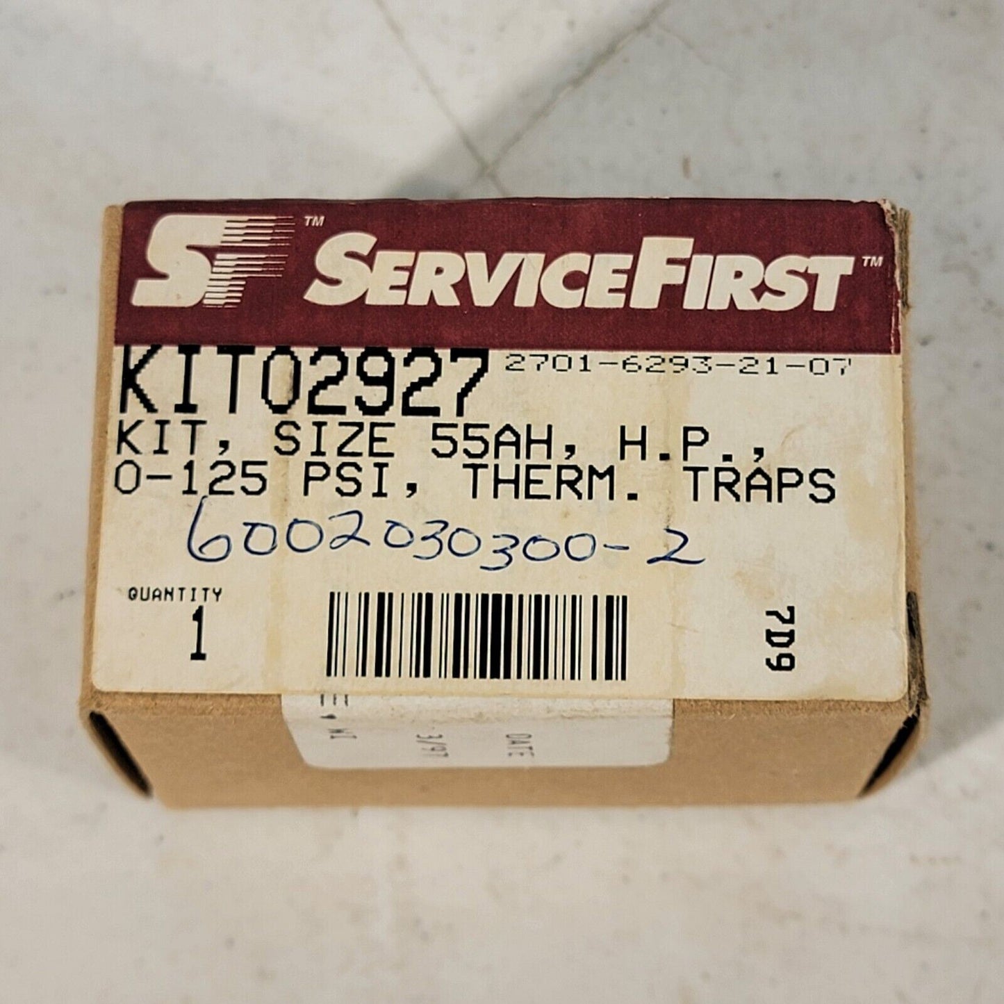 Trane SERVICEFIRST KIT02927 55AH 0-125PSI Brass Thermostatic Traps