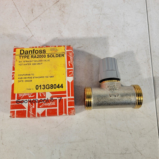 *MISSING FITTINGS* DANFOSS 013G-8044 RA2000 Valve Body 3/4" CV 2.7