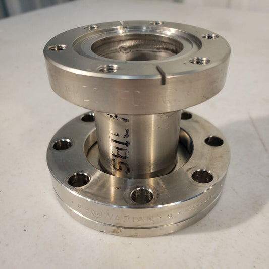 MDC/Varian Conflat 2.75" DN35CF-DN40CF to 3-3/8" NW50CF Rotating Flange Vacuum