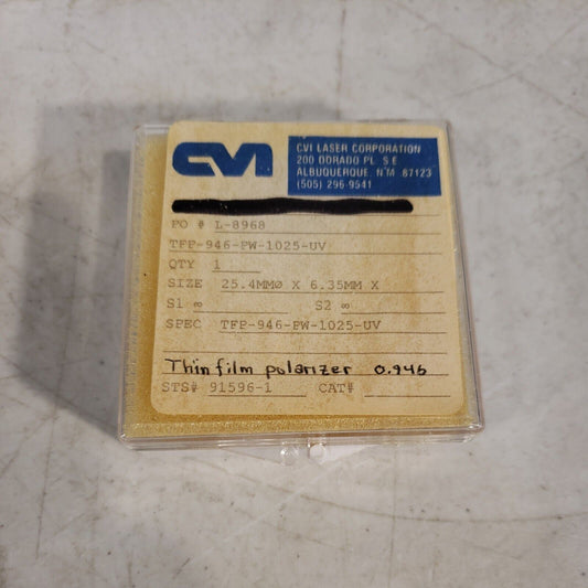 CVI Thin Film Polarizer 946nm, 25.4mm OD PW 1025