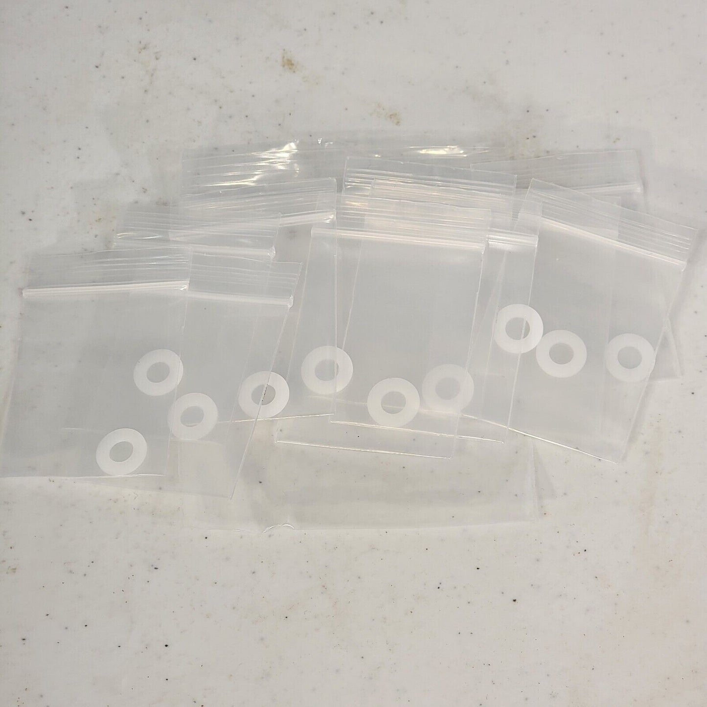 1/4" VCR Gasket PTFE Plastic, Pack of 10, Nonretained Seals T-4-VCR-2