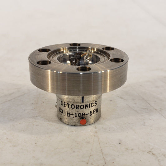 Detoronics DXIH-10B-5PM 5-Wire Feedthrough 1.33" CF DN16CF Conflat High Vacuum