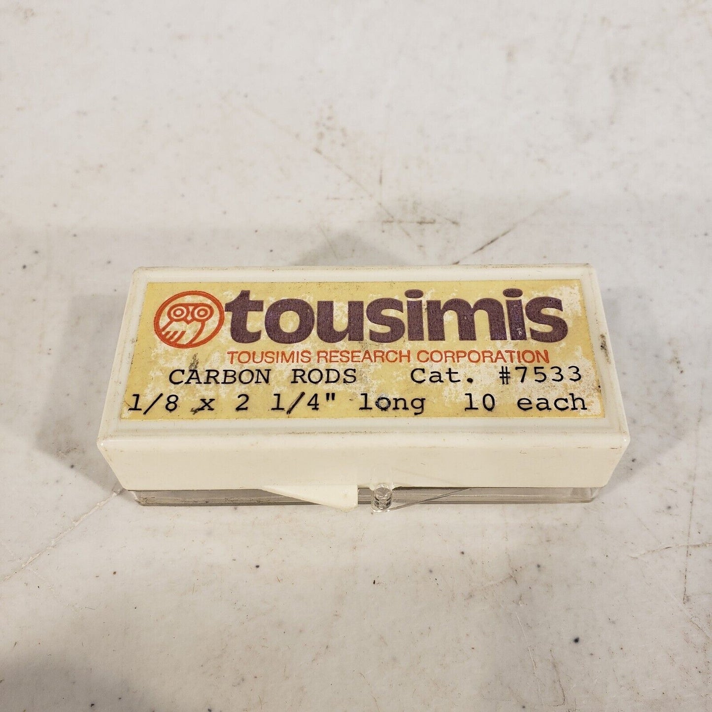 3x Tousimis Carbon Rods 7533 1/8 x 2.25" Evaporation PVD