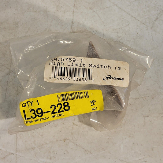 Modine High Limit Switch Relay 5H75769-1 L39-228
