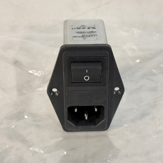 Schaffner FN284-4-06 4A Power Entry Module 250v
