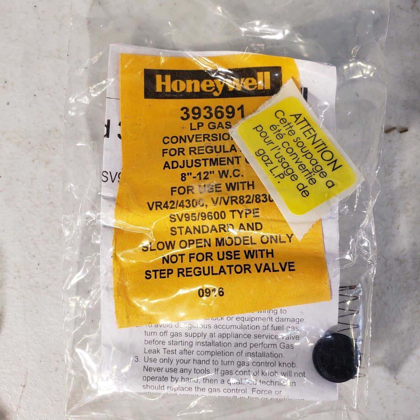 HONEYWELL Universal Electronic Ignition Gas Valve VR8345M w/ Kit