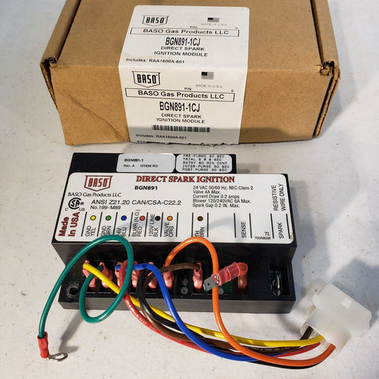 Baso Gas BGN891-1CJ Direct Spark Ignition Module for Lennox Pulse Furnace