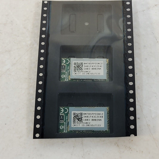 Lot of 2, Microchip BM78SPPS5NC2-0002AA RF TXRX Bluetooth Chip SMD
