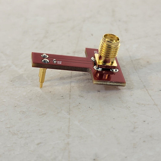 2-Pin Spring-Loaded Pin Gold Female SMA RF Connector Adapter DC-3 GHz TH