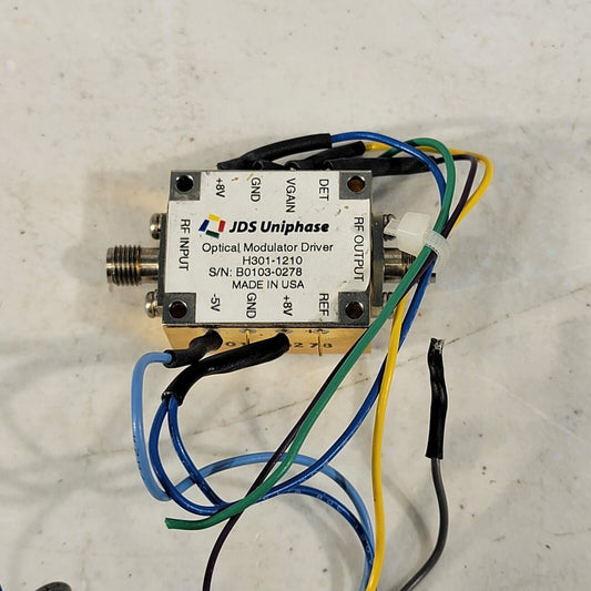 JDS Uniphase H301-1210 Optical Modulator Driver RF