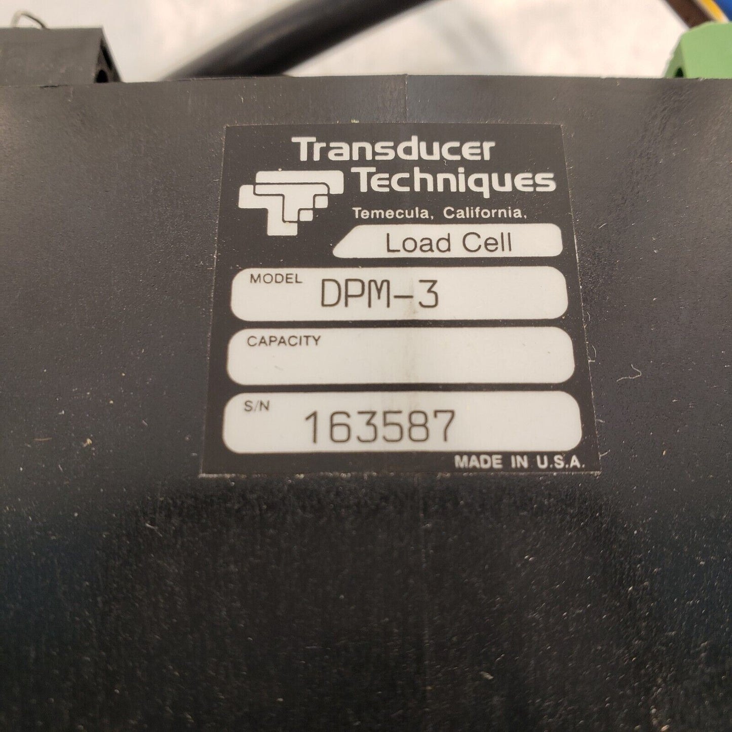 Transducer Techniques DPM3 Load Cell Display Digital Panel Mount Meter