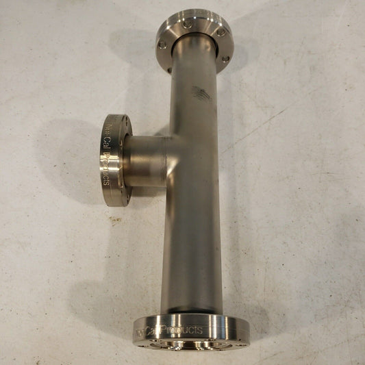 2.75" DN35CF Nor-Cal Rotatable Conflat Tee 10" Length High Vacuum