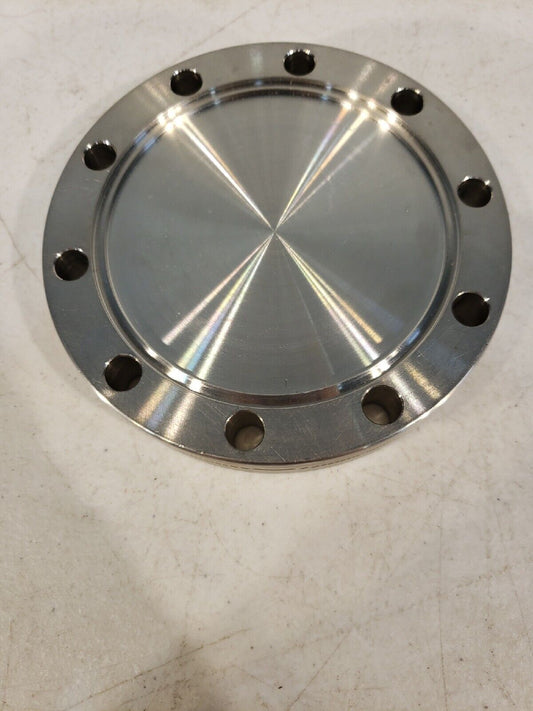 4.62" DN75CF Blank Flange Stainless Steel High Vacuum Huntington Labs