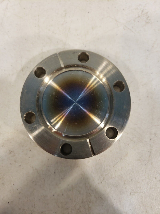 2.75" DN35CF Blank Flange Stainless Steel High Vacuum Charles Evans & Assoc.