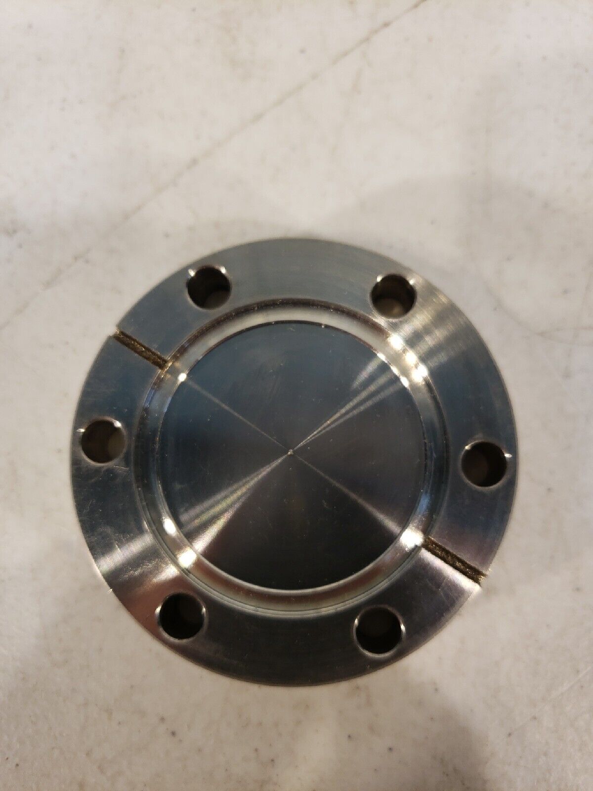 Varian 2.75" DN35CF Blank Flange Stainless Steel Ultra High Vacuum UHV ...