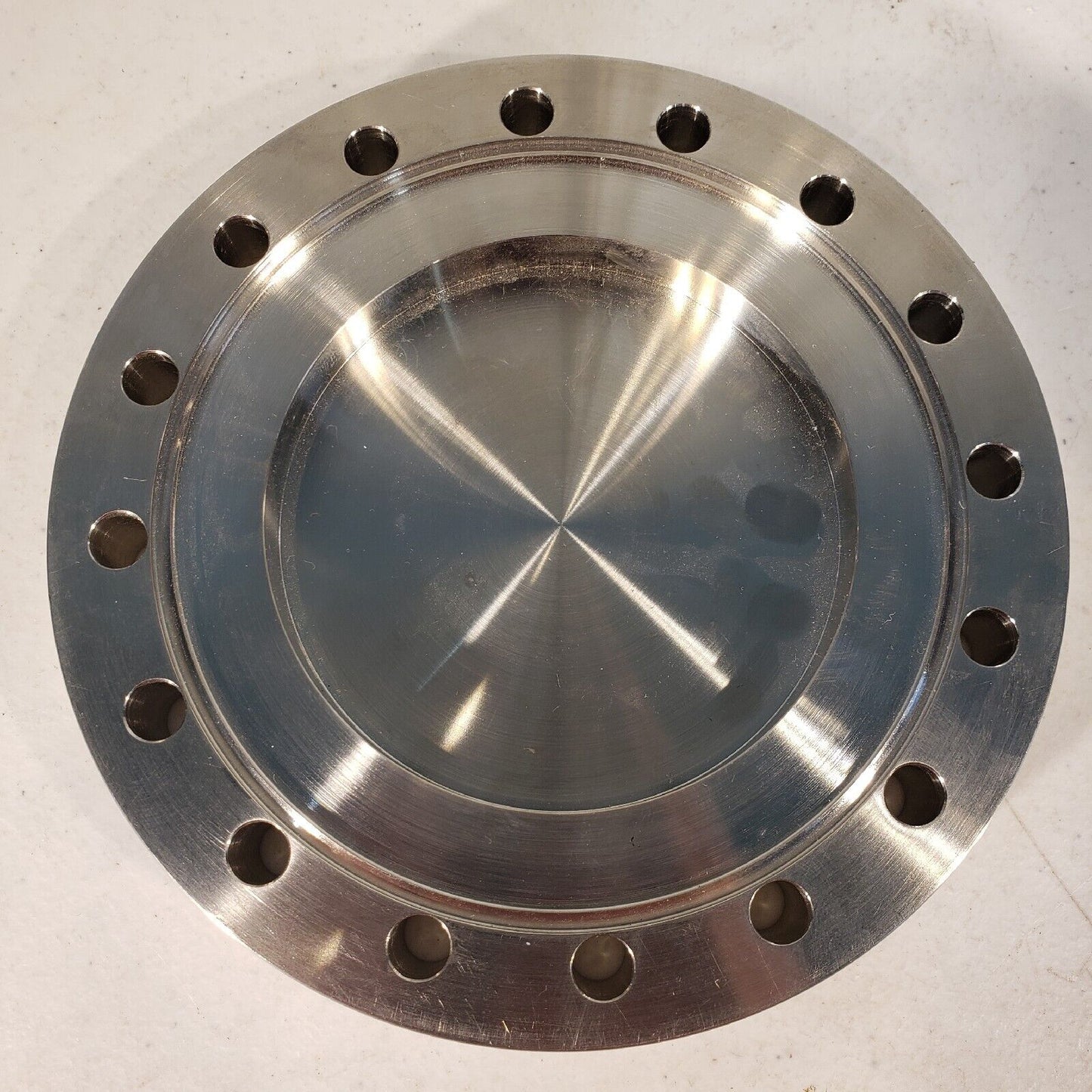 6" DN100CF Huntington Blank Inset Flange High Vacuum Stainless Steel