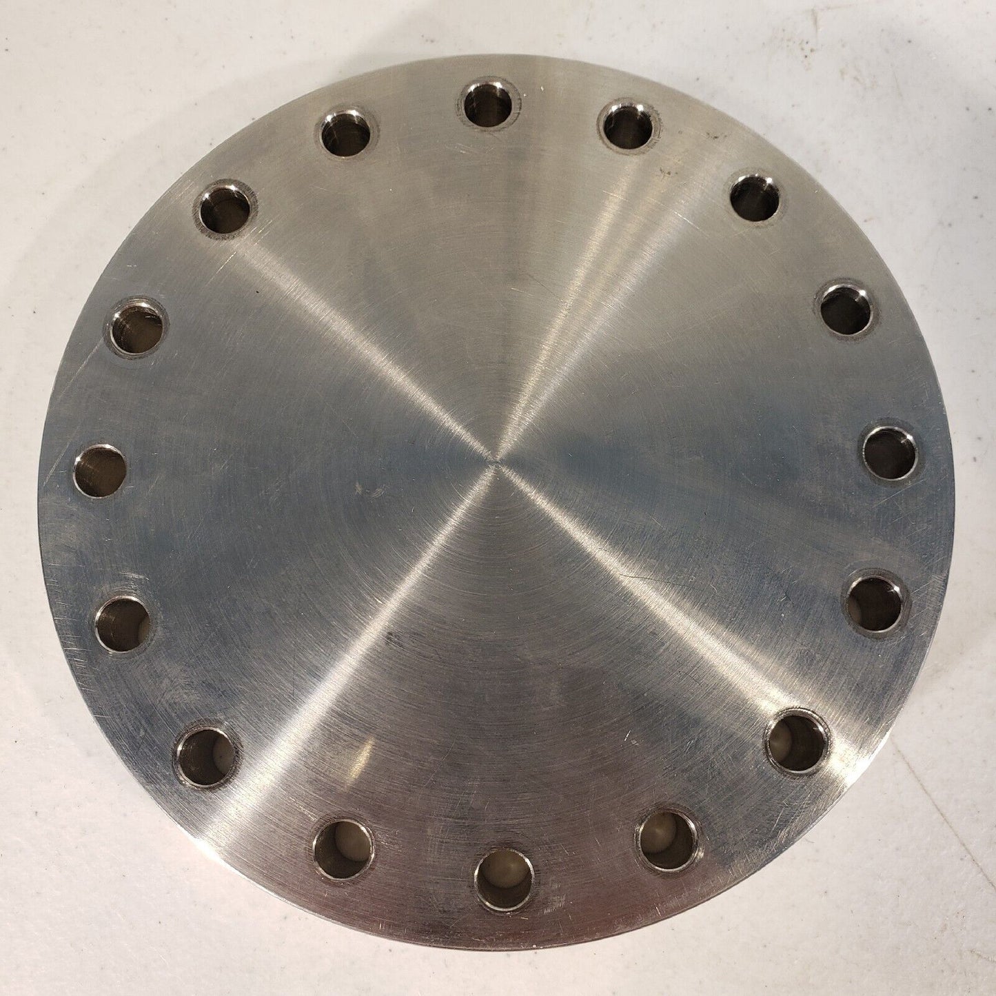 6" DN100CF Huntington Blank Inset Flange High Vacuum Stainless Steel