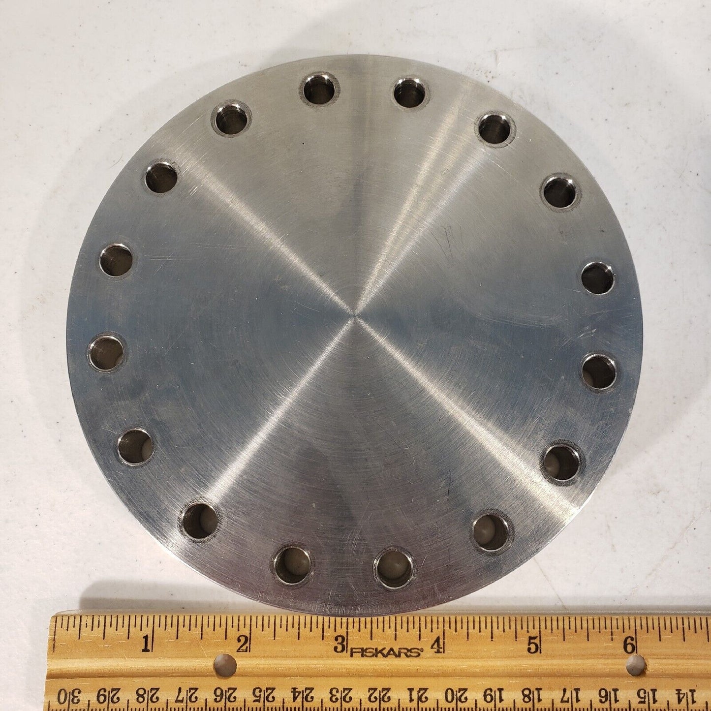 6" DN100CF Huntington Blank Inset Flange High Vacuum Stainless Steel