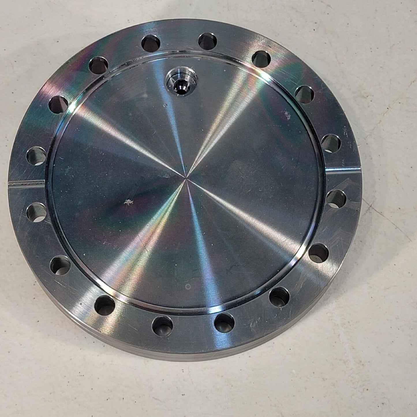 6" DN100CF Conflat to 1/4" Female Swagelok Adapter High Vacuum Stainless Steel