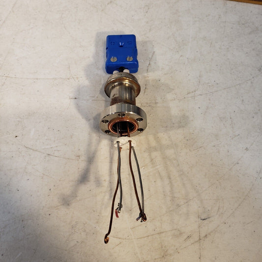 Thermocouple Electrical Feedthrough DN16CF 1.33" Mini CF Adapter Single Channel