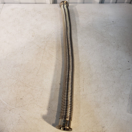 KF25 NW25 Kwik Flange 20" Long Bellows High Vacuum Stainless Steel