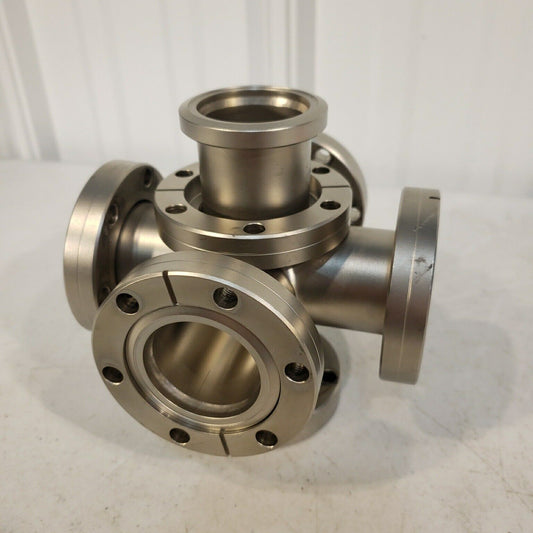 2.75" DN35CF Conflat Rotatable Six-way Cross High Vacuum Stainless Steel