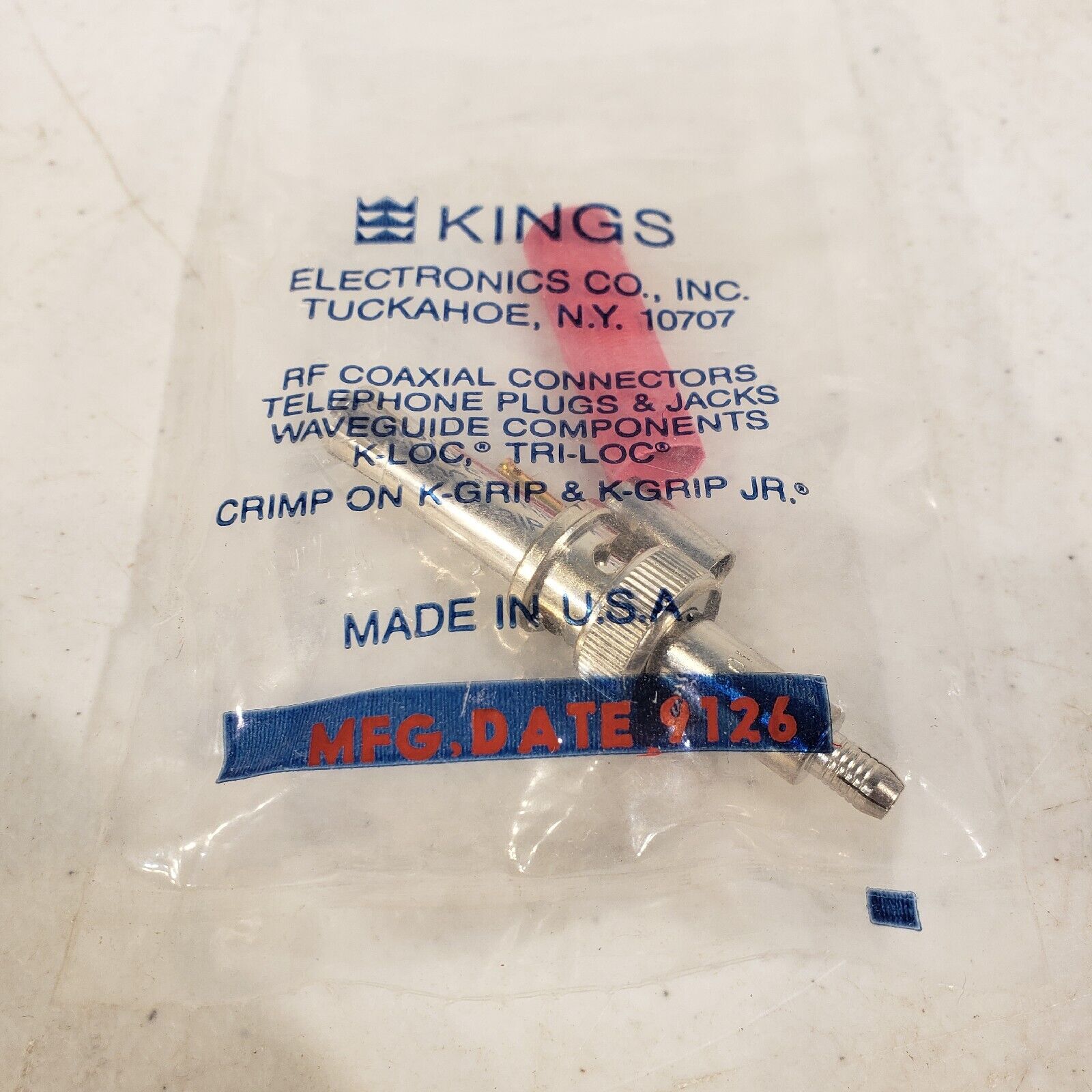 Kings SHV Connector High Voltage Connector Kit Jack Plug Lab