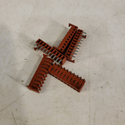 LOT OF 5-- 10-pin Through Hole PCB Connector