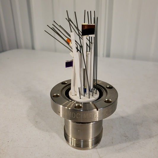 2.75" DN35CF MDC High Vacuum Electrical Feedthrough CF Stainless Steel 20-Pin