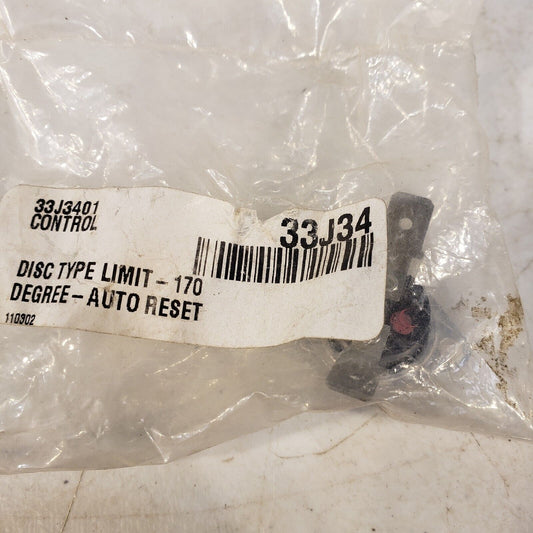 Lennox 33J3401 33J34 Control Switch Disc Type Limit - 170 ⁰F - Auto Reset