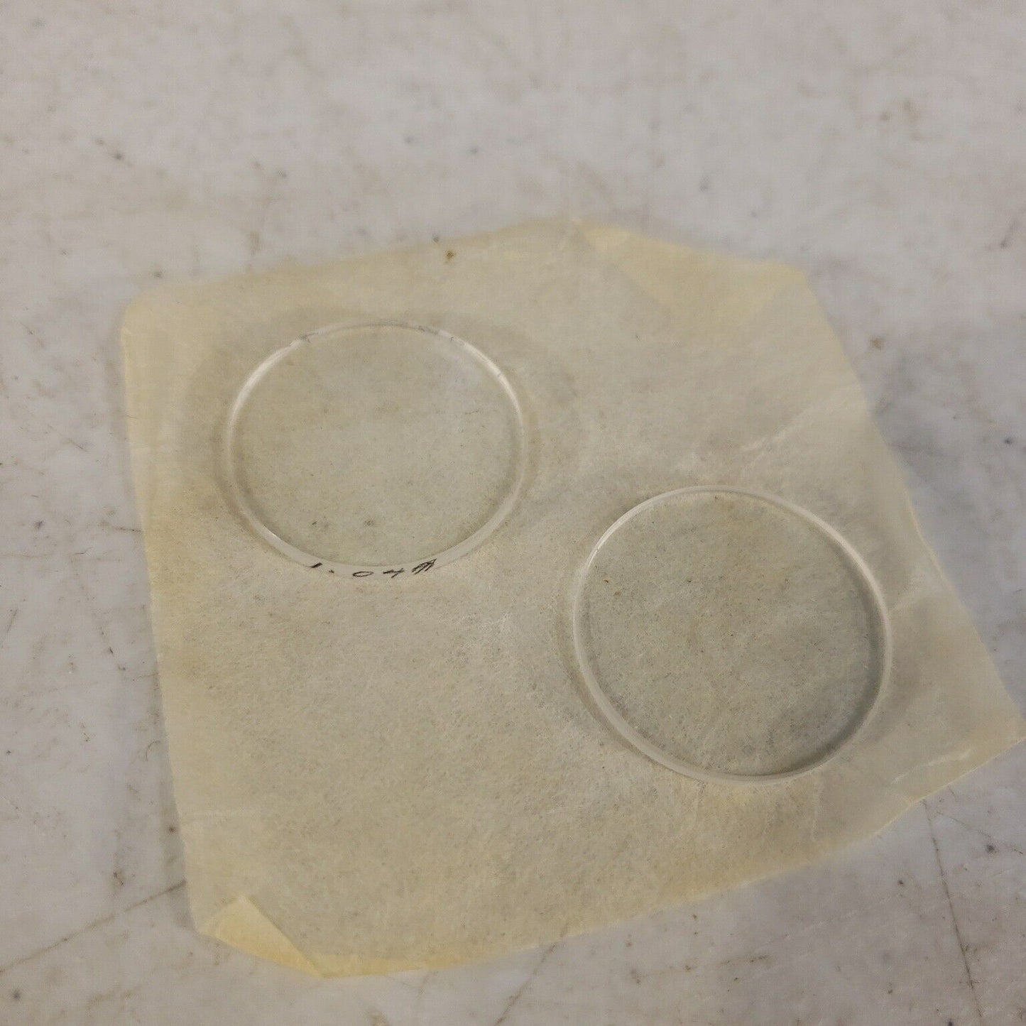 2x 1" Circular Laser Beam Splitters P= 10% @ 1047nm