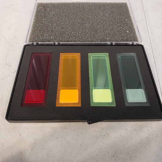 MD GenePix Test Slide Kit #8 Laser Calibration Slides Red, Blue, Yellow, Green