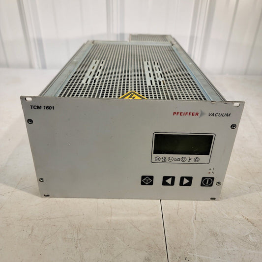 Pfeiffer TCM 1601 Maglev Turbo Molecular Pump Controller PM C01 677 -A