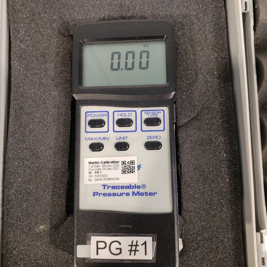 VWR Pressure/Vacuum Gauge 23609-220 Tracable Pressure Meter