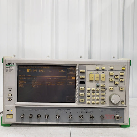 Anritsu MG3670C 300 kHz - 2.25 GHz +13dBm Digital Modulation Signal Generator