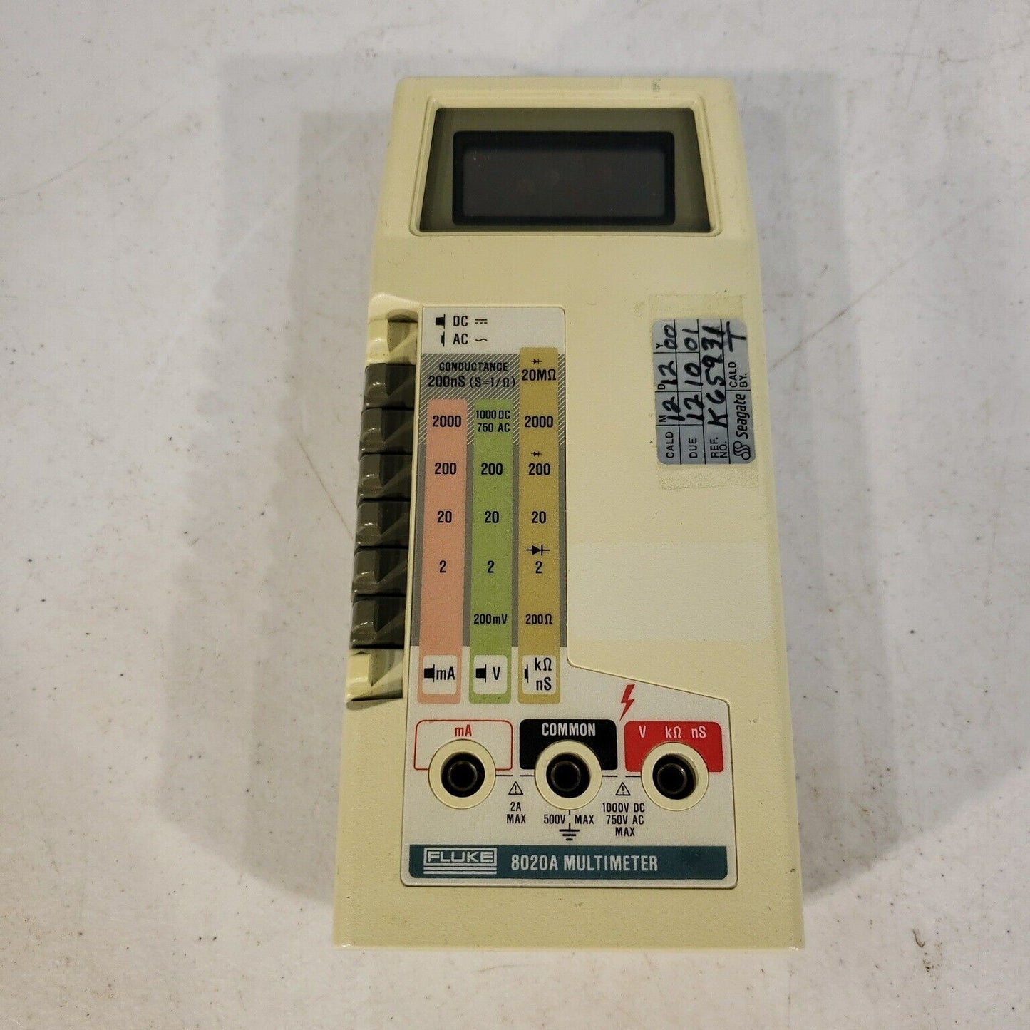 Vintage Fluke 8020A Digital Multimeter